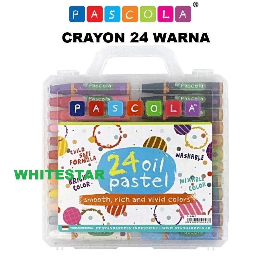 crayon / oil pastel pascola 24 warna