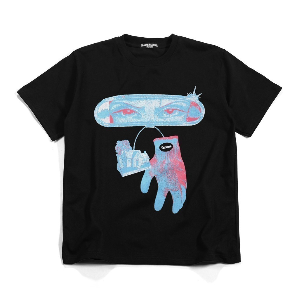 Tshirt Camille Black Thanksinsomnia 100% Original