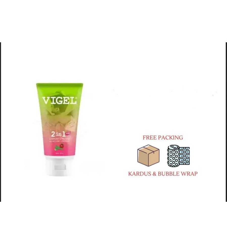 florastore Vigel 2 in 1 Plus Lubricant & Massage 125 Gr With Strawberry B68007PLU