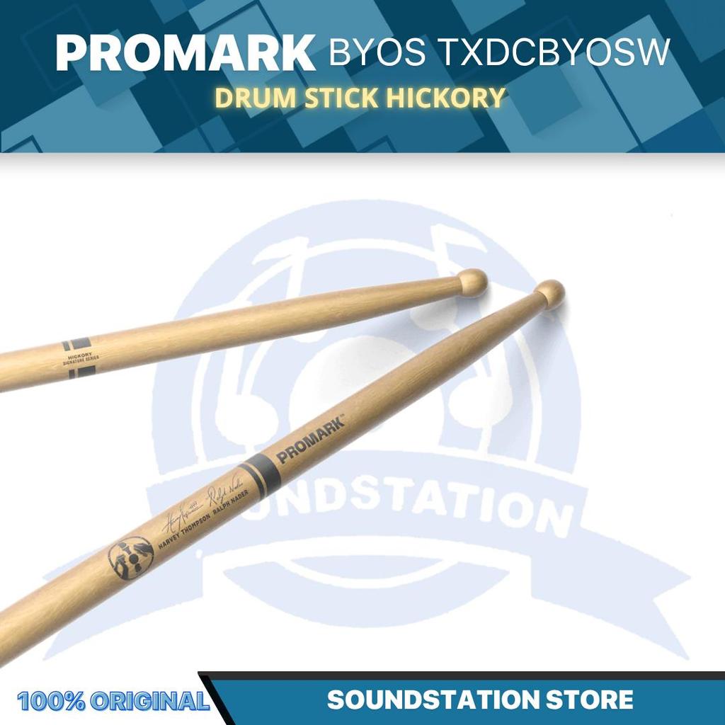 PROMARK BYOS TXDCBYOSW Lacquered Hickory Stick Drum - Stik Drum Original Asli