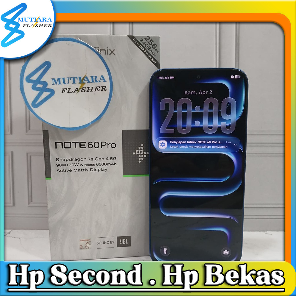 Infinix Note 60 Pro Ram 12 Rom 256GB Second Original Flasher Store