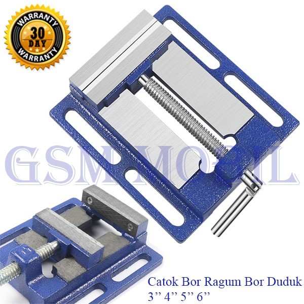 GILISHOP Catok Bor Duduk Ragum Bor Duduk Milling Vice 3 / 4 / 5 / 6 Inch - 10008781