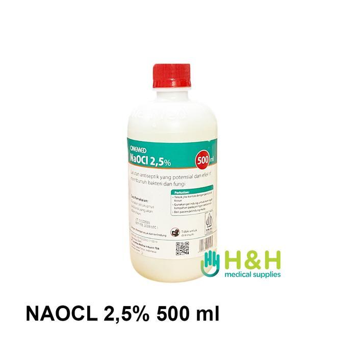 Naocl 2,5% / Cairan Dental / Naocl - TANPA BUBBLE
