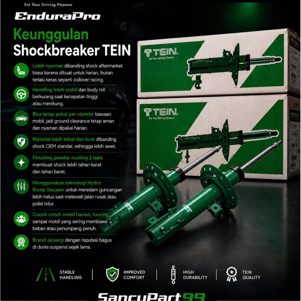 SHOCKBREAKER DEPAN MITSUBISHI PAJERO SPORT ORIGINAL T TEIN ENDURAPRO