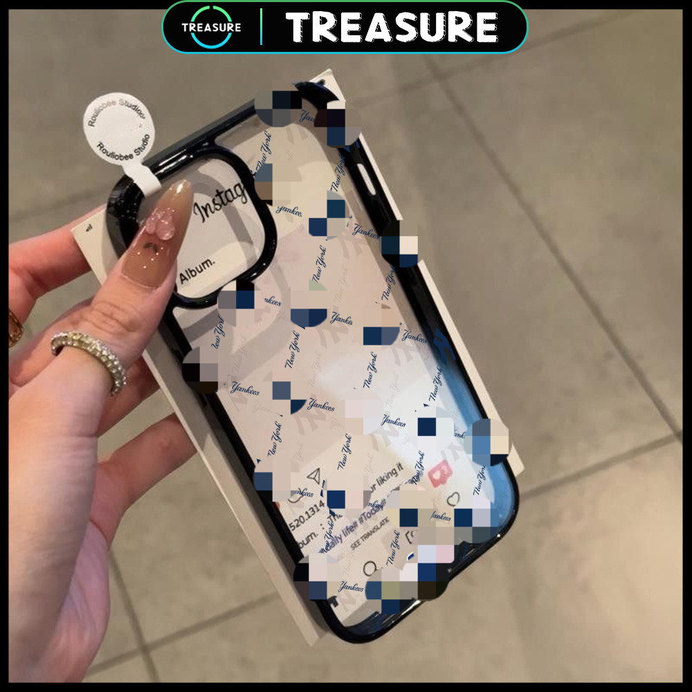 TREASURECASE Chic Edgy  Cocok phone case for iPhone 11 13 12 14 15 16 17 Pro MAX 7 8 6 6S Plus. Feat
