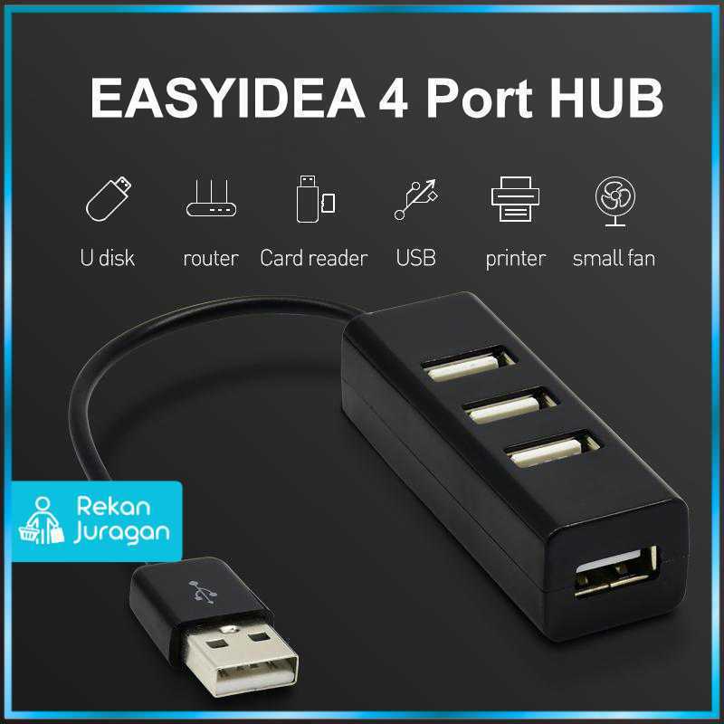 EASYIDEA Portable USB Hub - HB3004