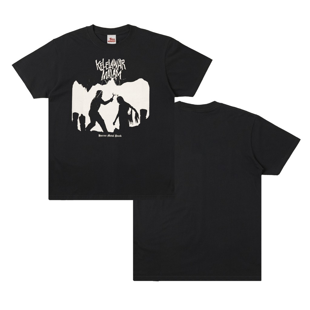 Kelelawar Malam - Horror Metal Punk T-shirt - Black