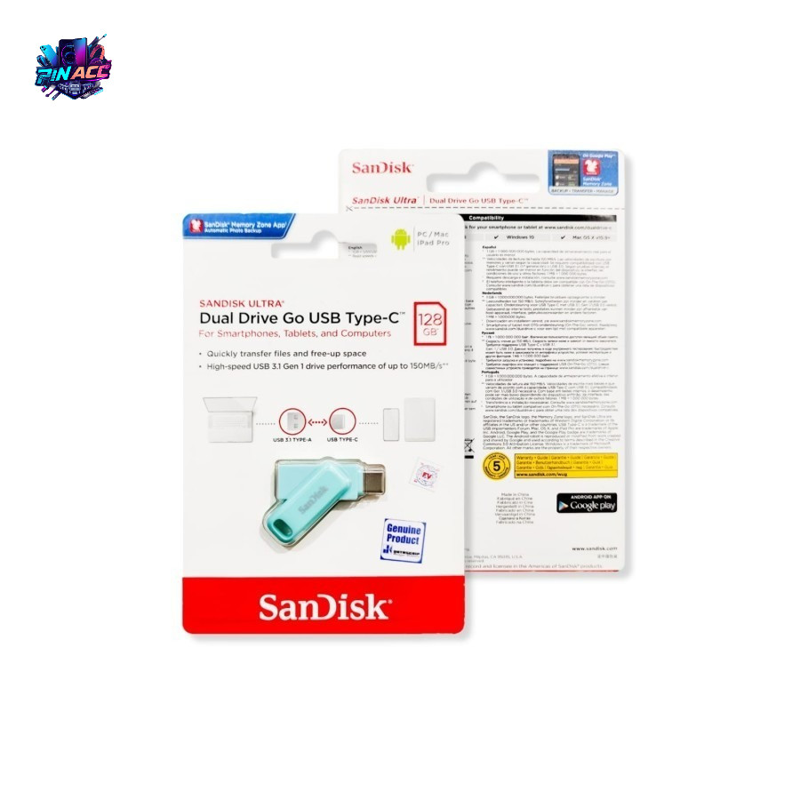 Sandisk Ultra Dual Drive USB Type-C 128 GB