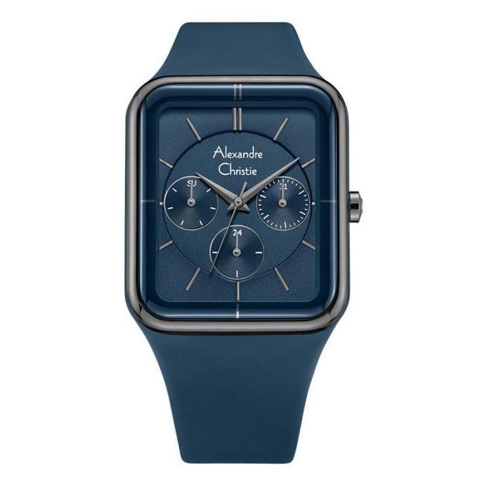 Ready ALEXANDRE CHRISTIE AC 2744 WANITA BLACK BLUE RUBBER ORIGINAL