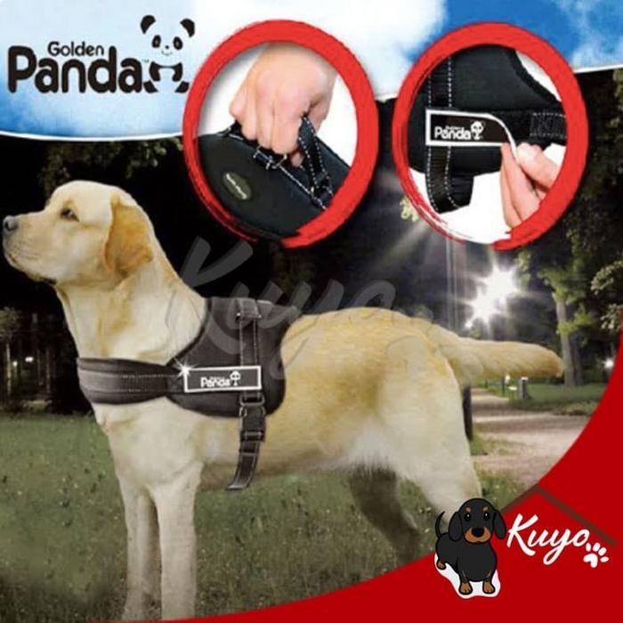 Dog Harness Rompi Anjing Polisi Tugas Jaga Baju Kalung Tali Hewan Pet - Merah, S by Happypaws id