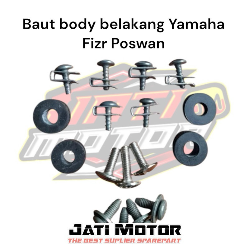 Baut body belakang yamaha fizr poswan