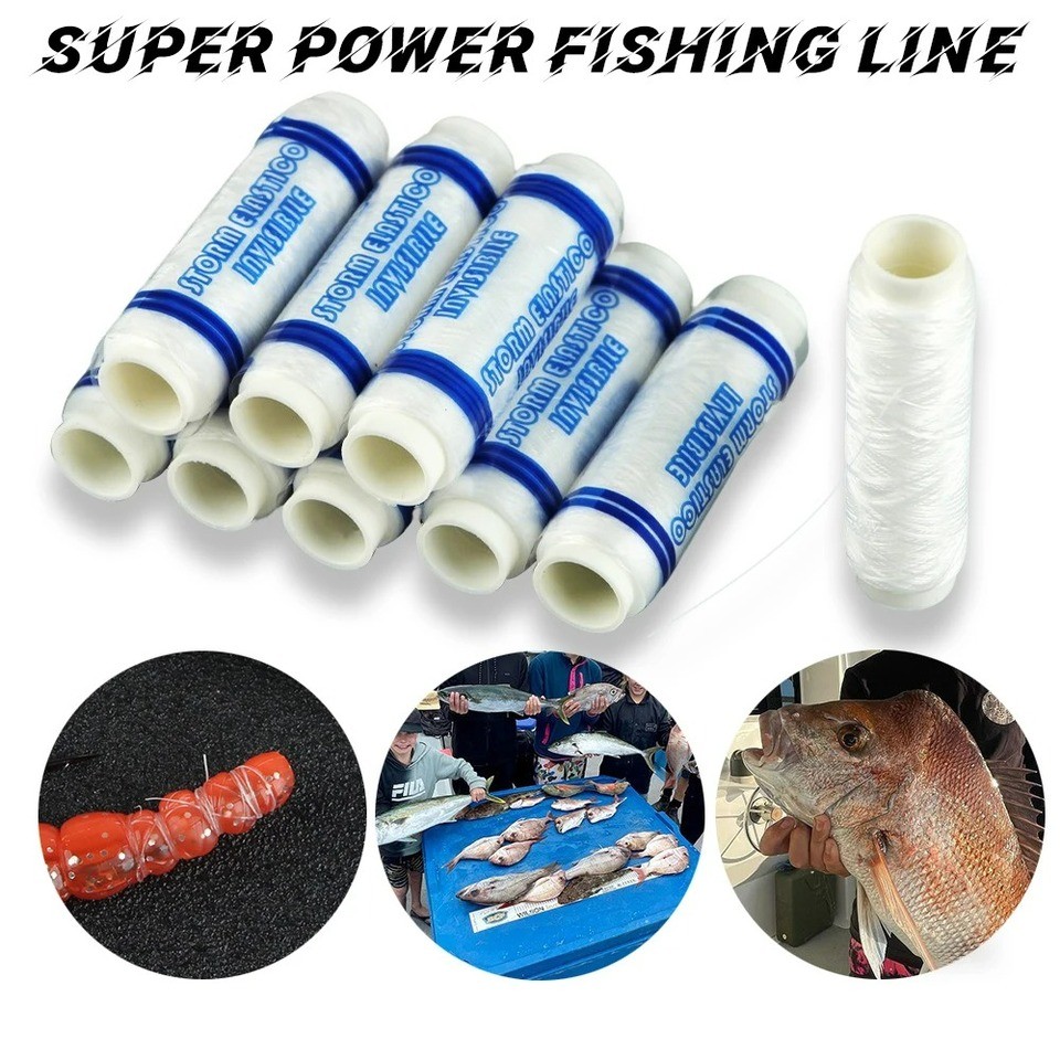 0.2mm 250M High-strength elastic fishing line Invisible Fishing Bait Line  elastic thread Fishing Li