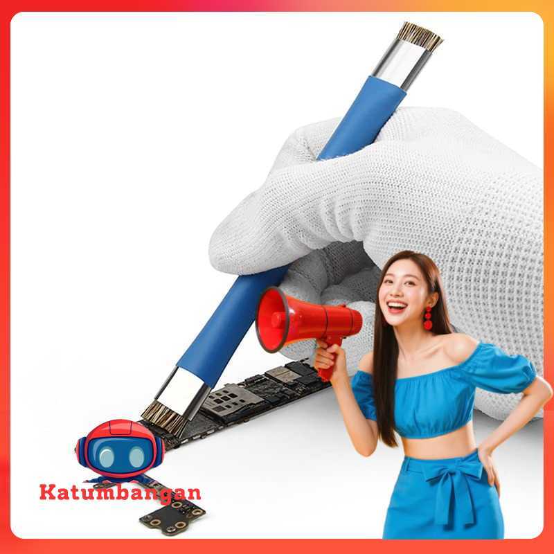 SUNSHINE Kuas Anti Statis Brush PCB Board Cleaner Double Head - SS-022B