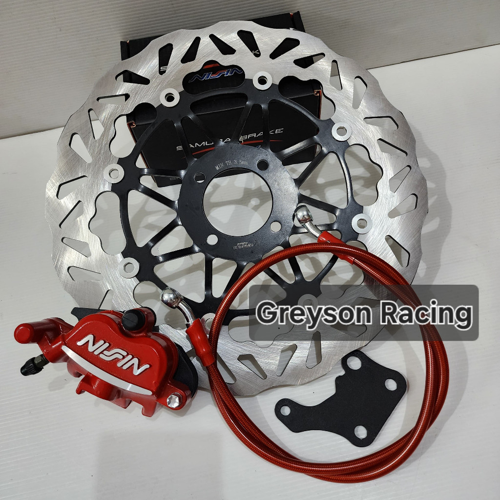 Paket kaliper rx king old / rx king tua kaliper ns samurai rcb plus breket dan piringan 300mm paket 