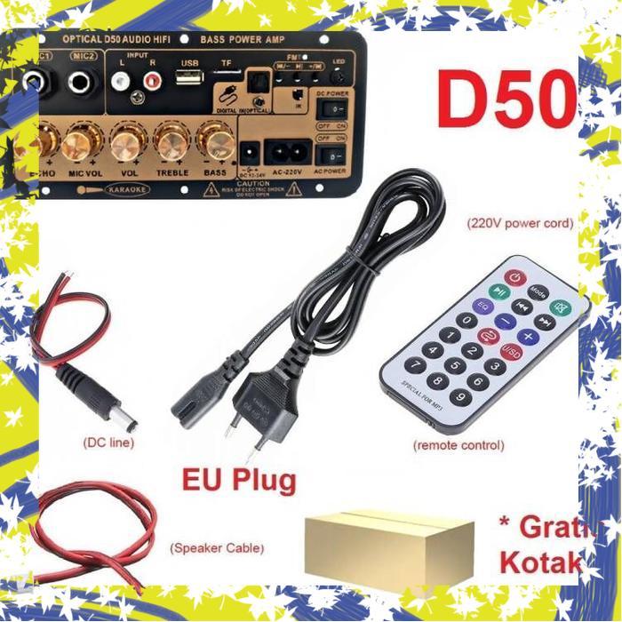 Amplifier Board Audio Bluetooth USB Radio TF DIY Subwoofer D5 D10 D3 D60 - D50