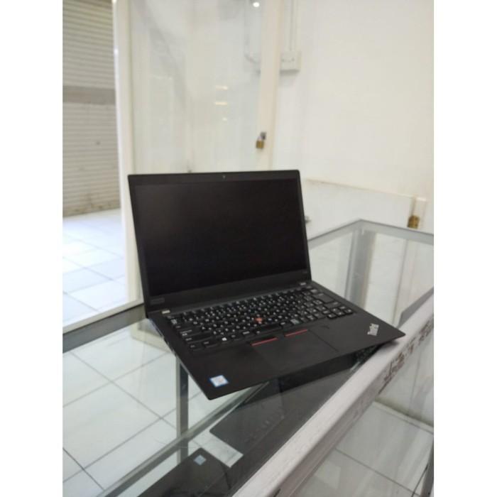 Laptop bekas Lenovo T490s ram 16GB  core i7 gen8 ssd 256 ringan mulus screen 14 inch
