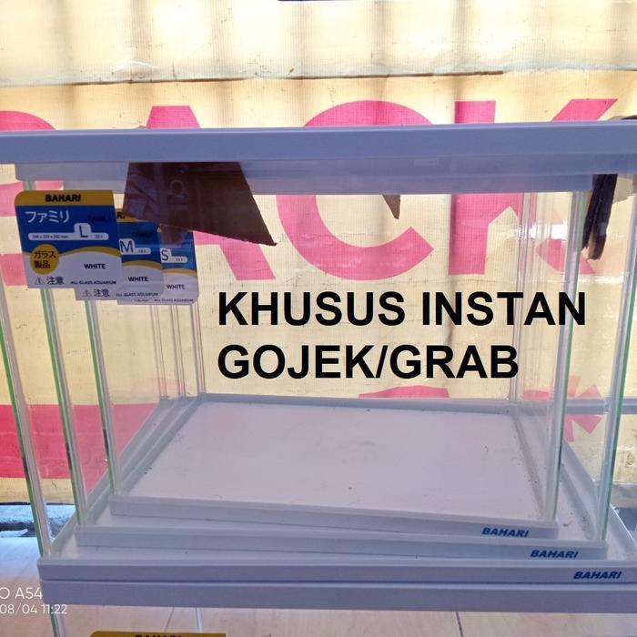 Aquarium bahari size S warna putih