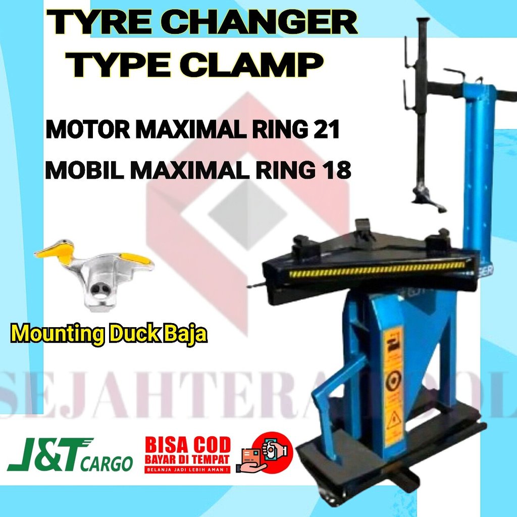 Alat buka Ban Motor Mobil Manual Tyre Changer Type Clamp