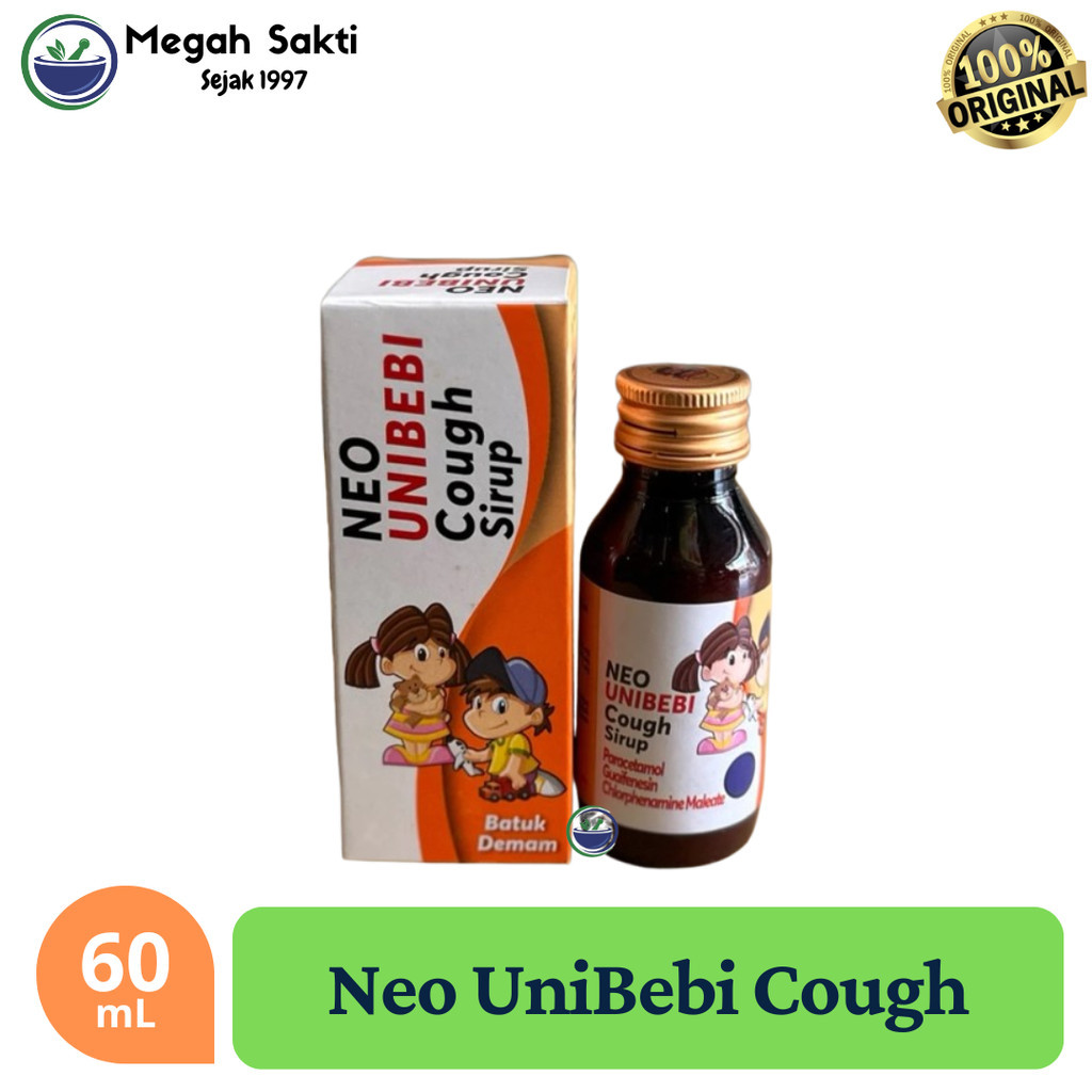 MGS - Neo Unibebi Cough Sirup 60 mL | Pereda Batuk Demam Anak Bayi