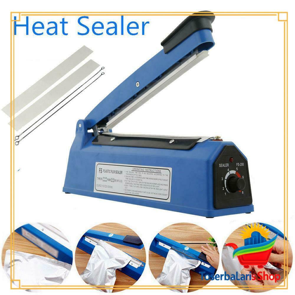 Mesin Sealer Plastik Perekat Plastik GSE 200 mm Impulse Sealer Listrik 200MM GSE Press Plastik 20 cm