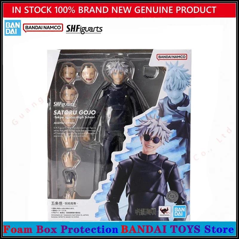 Wholesale Bandai 100% Genuine Jujutsu Kaisen Model Kit Anime Figures SHF Satoru Gojo Jujutsu High So