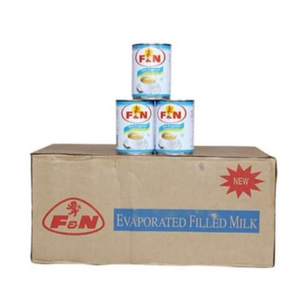 JT - Susu Evaporasi F&N FN 380g 1 dus isi 48pcs - KARTONAN - CARGO