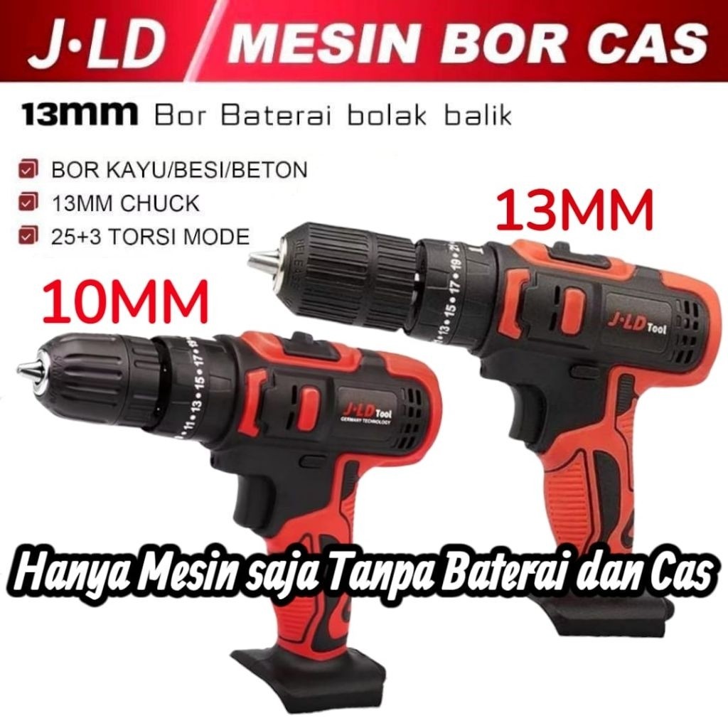 Mesin Bor Wireless Unit Mesin Saja Tanpa Aksesoris Original BOR JLD ONLY 36 VF mesin bor cas TANPA B