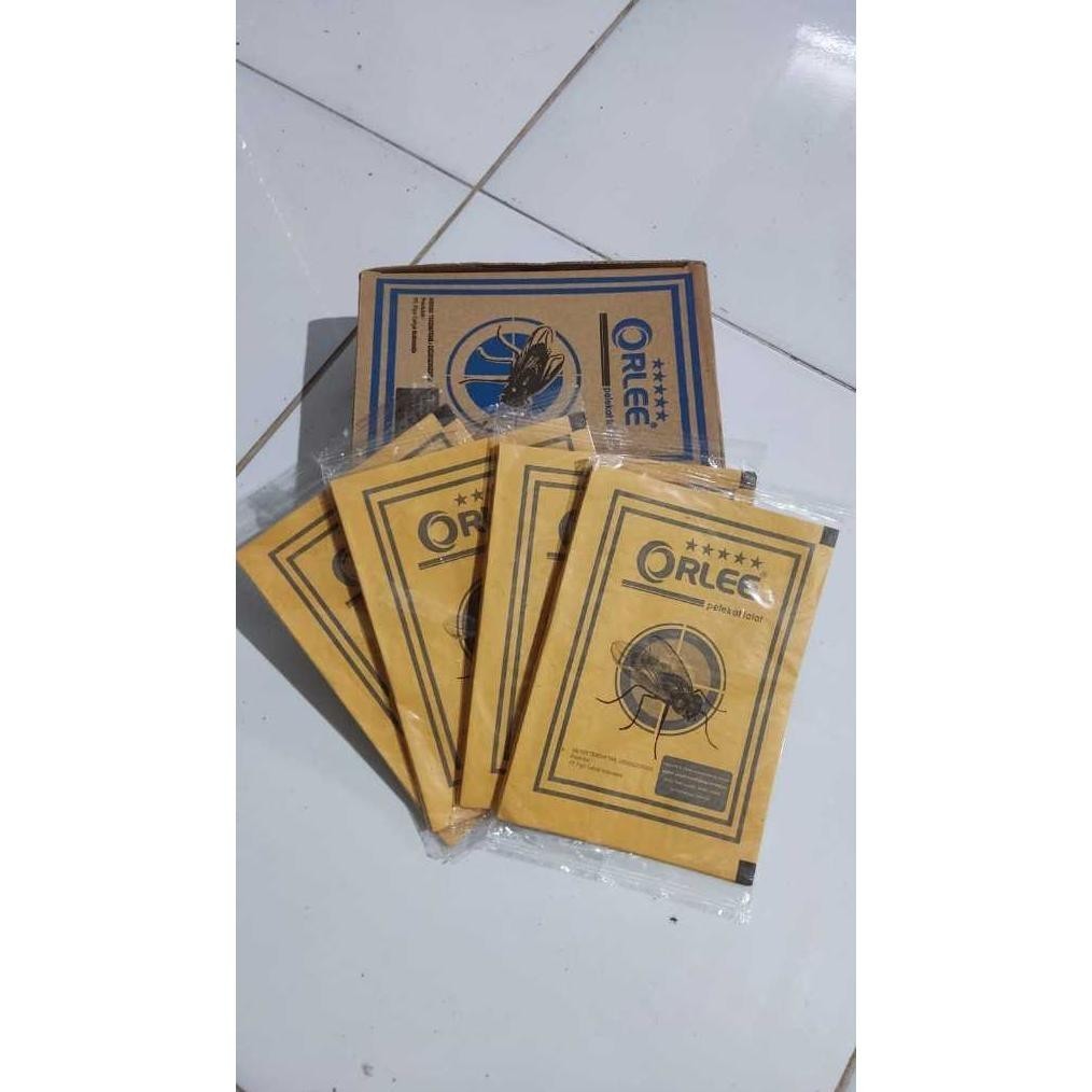 Lem Perangkap Lalat Orlee Isi 10Pcs Alat Perangkap Lalat Ampuh ORLEE