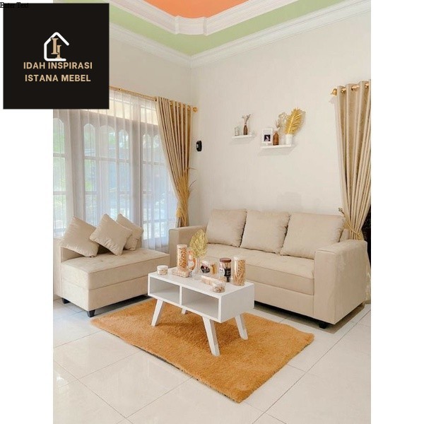 Sofa L putus minimalis (Free ongkir wilayah kota tegal + slawi)