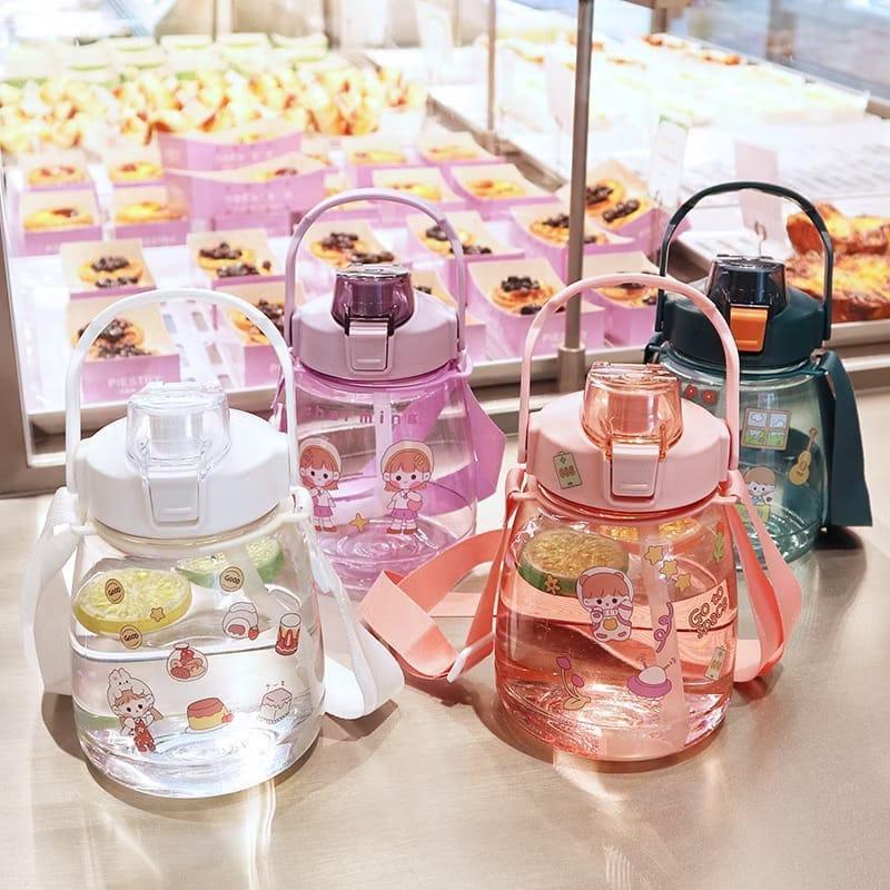 BOTOL MINUM GEMOY BENING 1,2L TUMBLER GEMOY VIRAL TALI / TEMPAT MINUM GEMOY BENING Botol air plus Ta