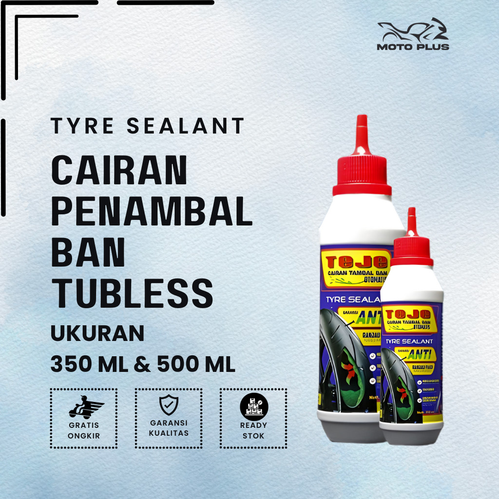 Cairan Tubeless  Anti Bocor Tambal Ban Otomatis Motor Mobil Anti Paku Original 350 ML