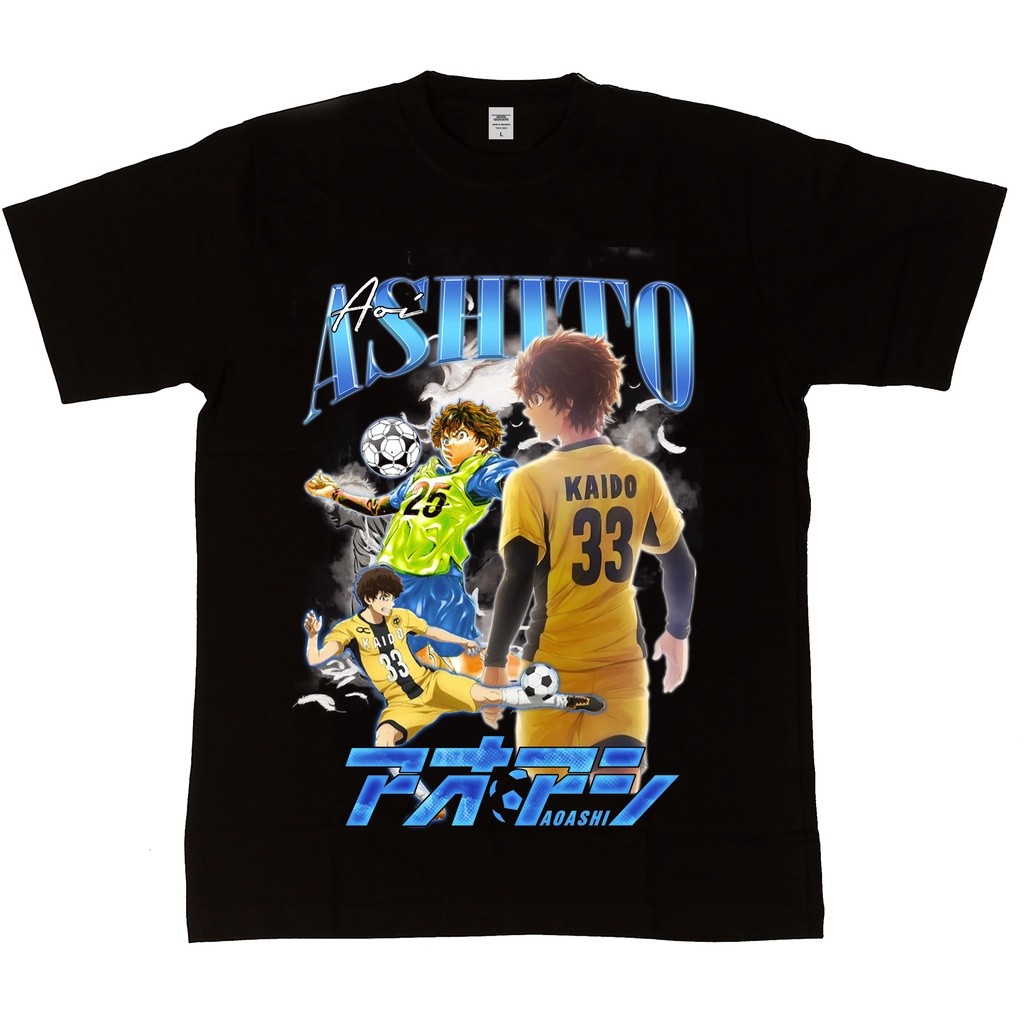 Animood - Tshirt Ashito Aoi Ao Ashi Homage Series T-shirt Pria