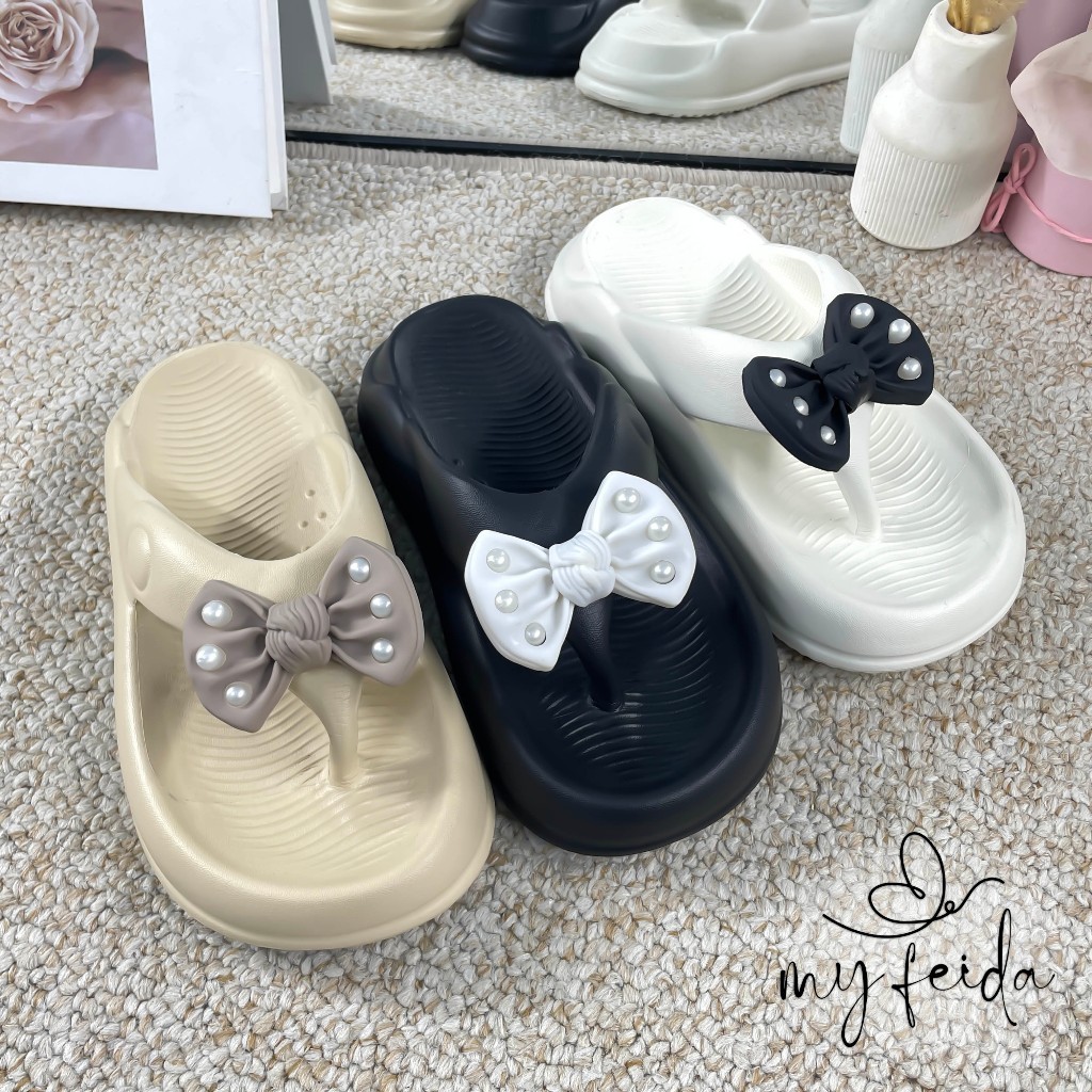 FUFU JAKARTA SPOT SANDAL SENDAL JEPIT DEWASA PEREMPUAN MOTIF PITA NYAMAN DIPAKAI