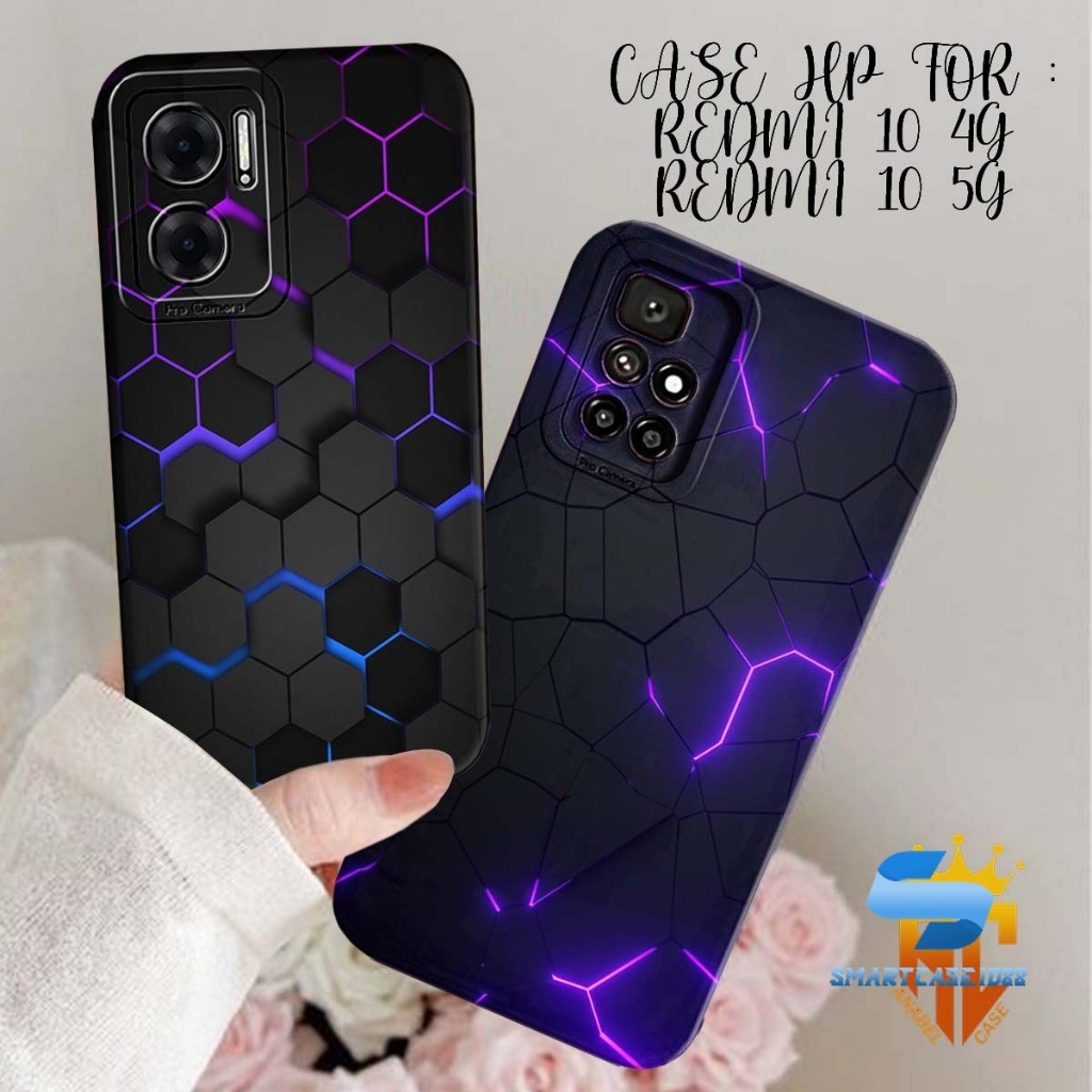 Case REDMI 10 4G/REDMI 10 5G 2022 Motif Abstract - Case Keren - Case Marmer - Case Keren - Case Keki