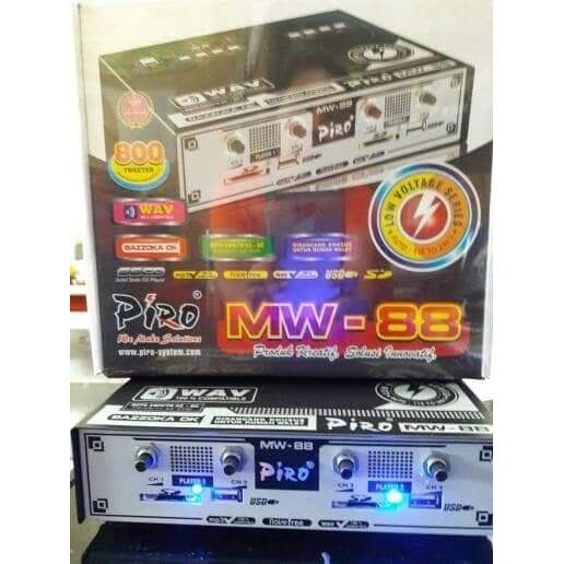 Ampli Walet Piro MW 88 ( 4 Channel ) Bisa 800 tweeter