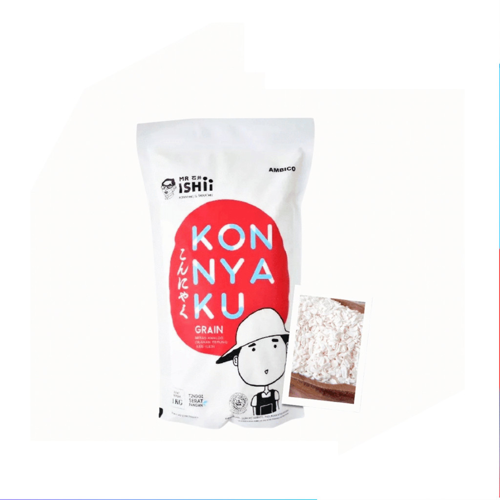 [UniGrosir] Beras Konyaku Shirataki Kering Konnyaku Dry Rice 1 Kg