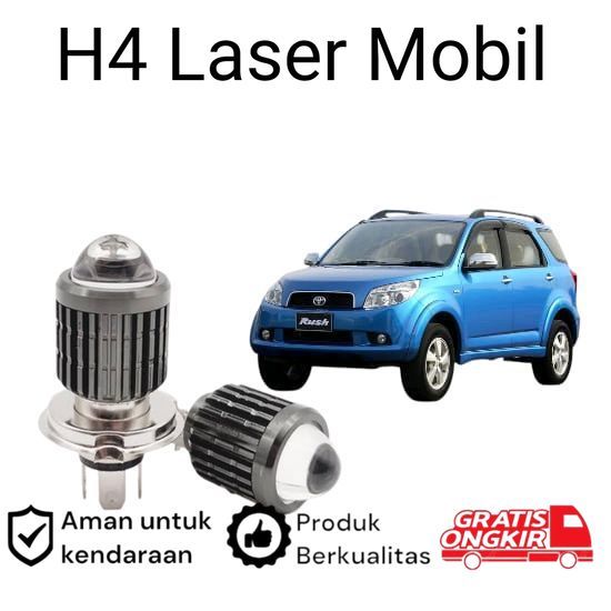 2pcs Lampu Utama LED H4 Laser Putih Mobil Toyota Rush 2007 2012 Koko
