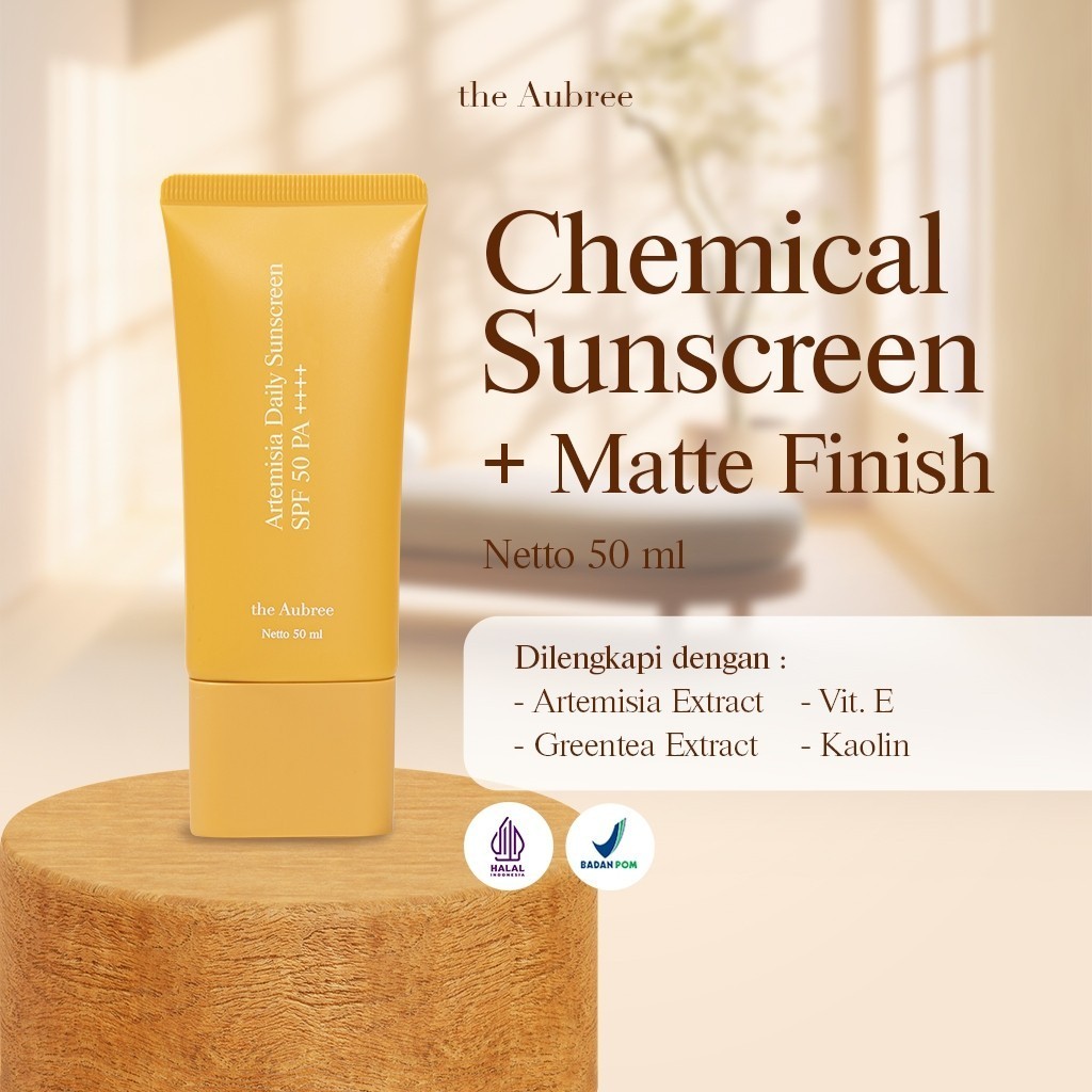 The Aubree Artemisia Daily Sunscreen Oily Skin SPF 50 PA ++++ The Aubree