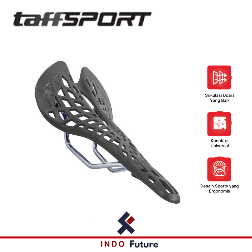 TAFFSPORT Jok Sadel Sepeda Bike Saddle Ergonomics Hollow Ultralight - FX11