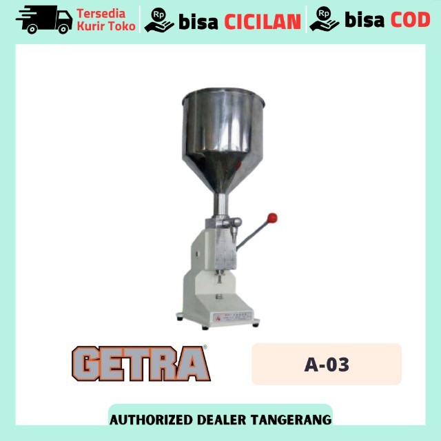 GETRA A 03 A-03 MESIN FILLING LIQUID FILLER MANUAL