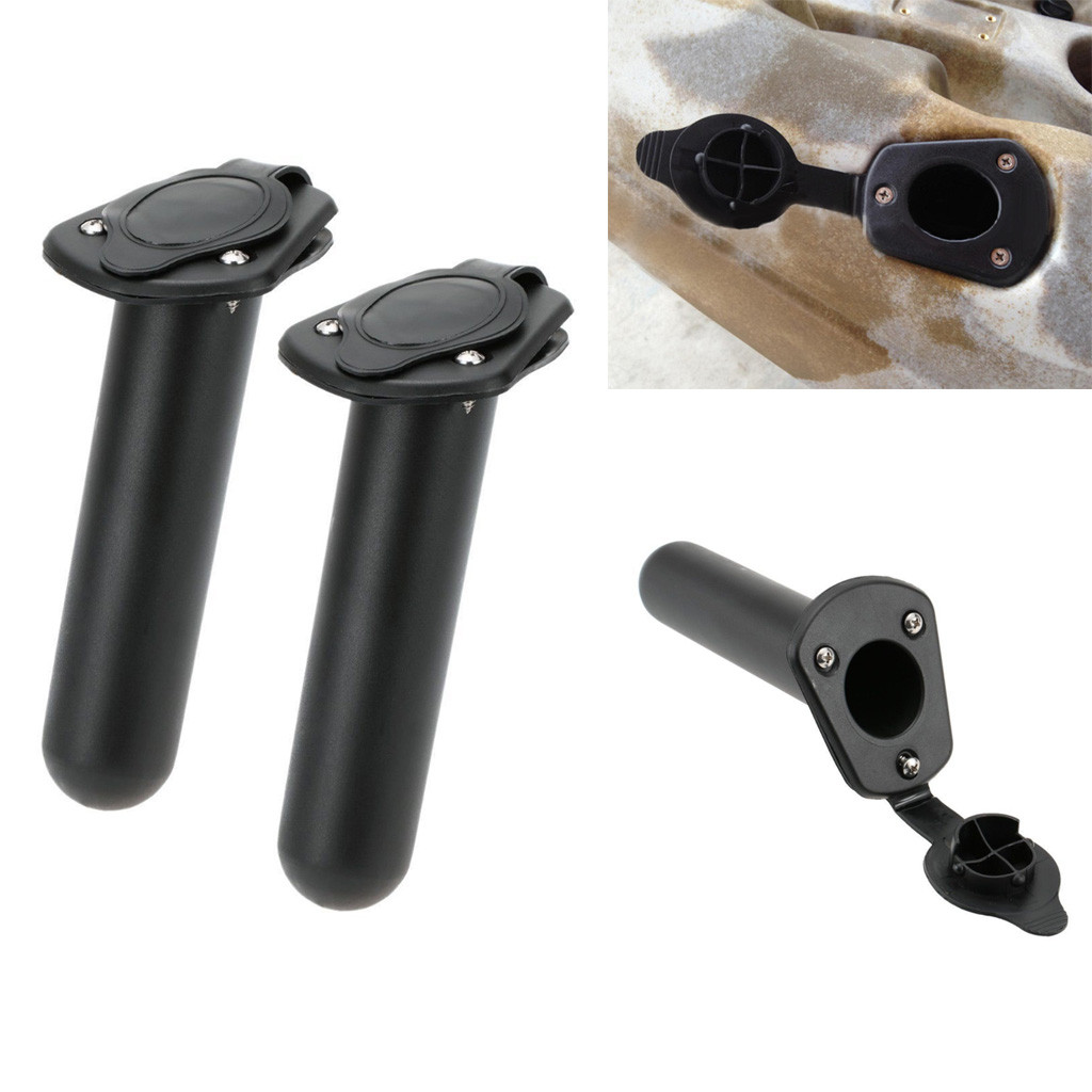 Dudukan Joran Pancing Kayak Flush Mount Fishing Rod Holder Bracket Perahu Nylon Tahan Lama 2 PCS