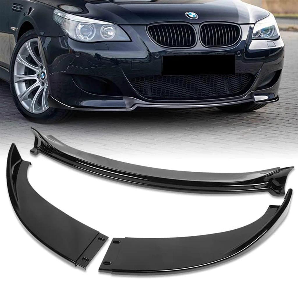 Gloss Black Car Front Bumper Lip Spoiler Air in Body Kit Splitter For BMW E60 E61 M5 2004-2010