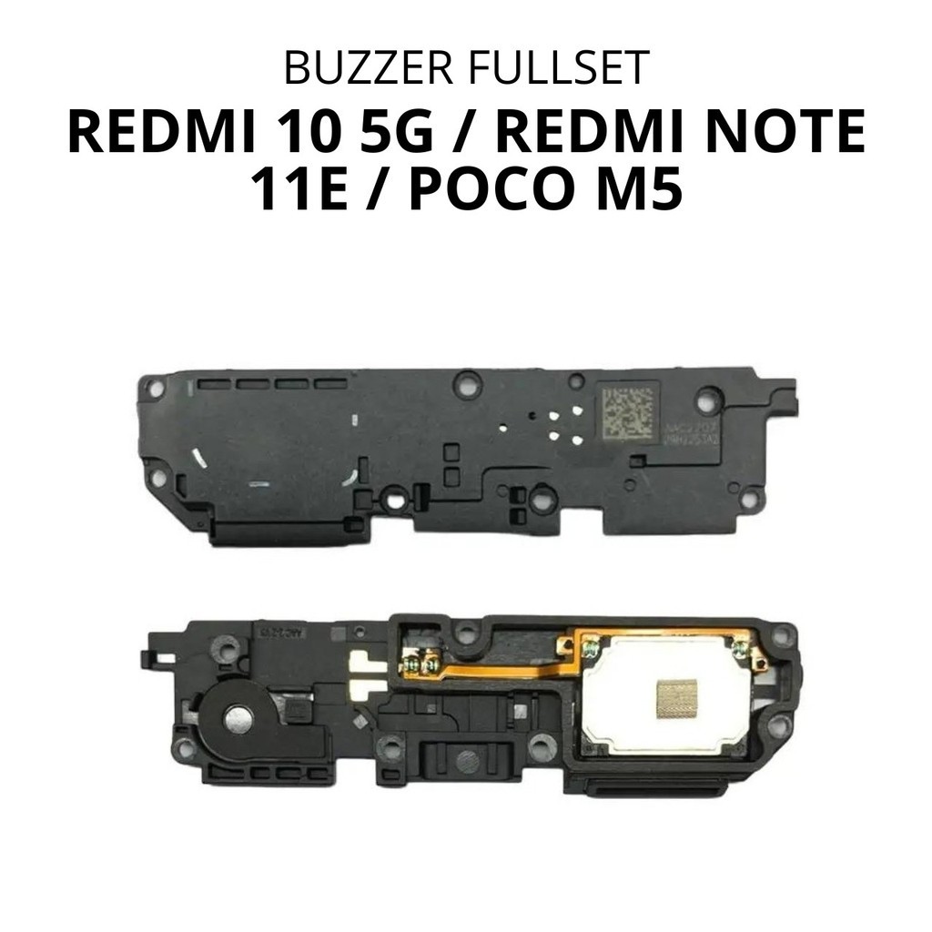 76 Buzzer Loudspeaker Fullset Redmi 10 5G / Redmi Note 11E / Poco M5 / 22041219G / 22041219NY / 2204