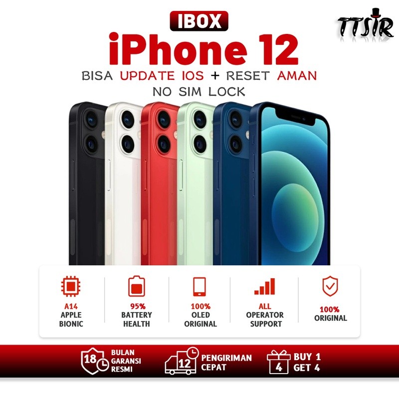 iPhone 12 / 12 mini second ibox original 100% / iPhone second ibox wifi only / Bekas ORI Mulus 95% /