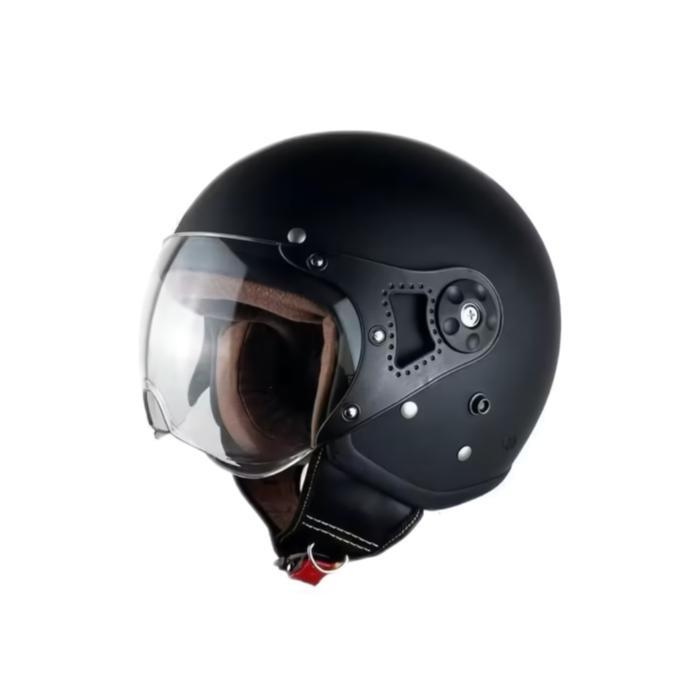 Helm Bogo Retro Hijab Kaca Pilot SNI Original Anti UV Painting Premium Stylish dengan Desain Klasik 