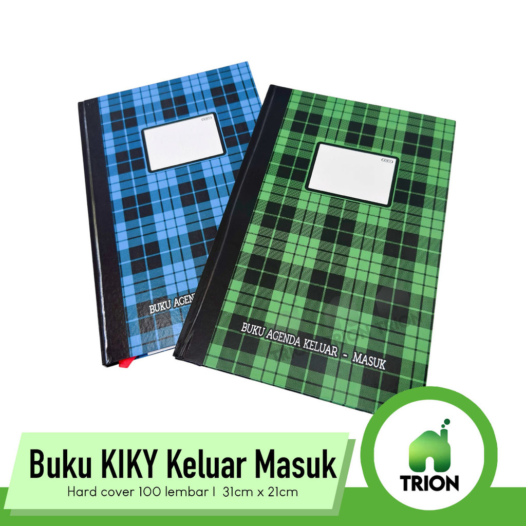 Buku Agenda Keluar Masuk / Buku Kiky Premium / Buku Absen