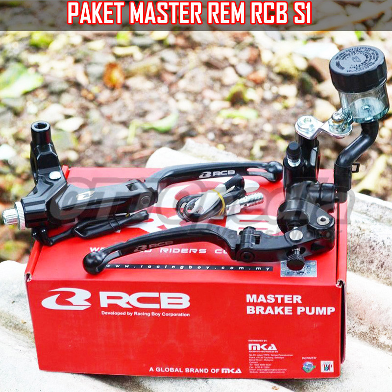 Master Rem Depan Kanan Tabung RCB S1 Radial Set Handle Handel Tuas Rem Kiri Kopling Racing Boy 14MM 
