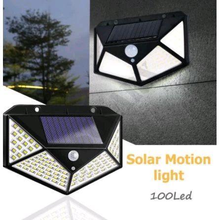 Lampu Solar LED B100 Sensor Gerak Tenaga Surya Lampu dinding tenaga surya