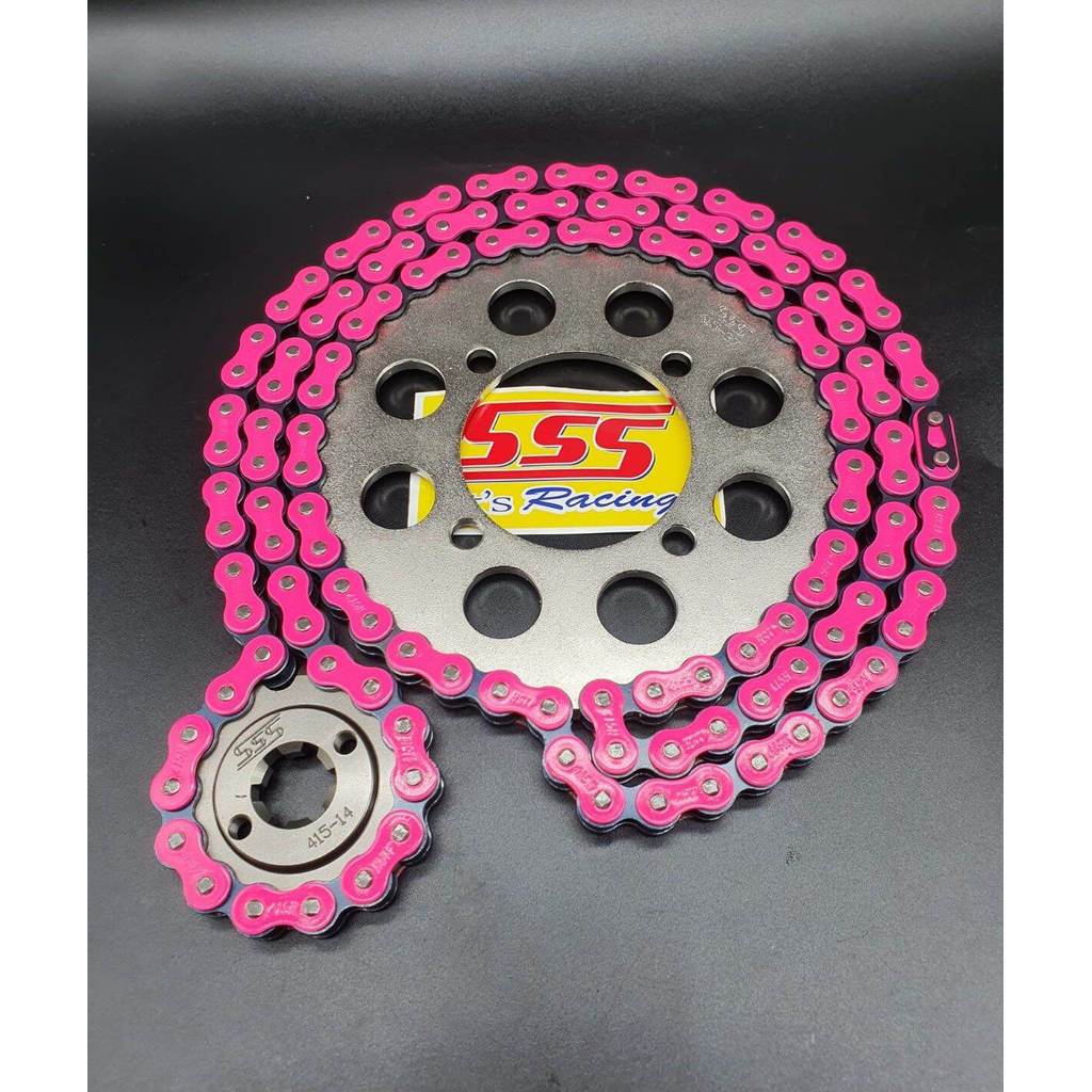 Gir Set SSS 415 sonic 150r sonic rantai warna 130L
