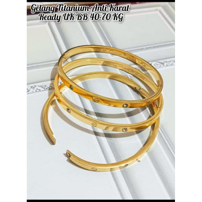 gelang Keroncong/banglle titanium charter mata awet tahunan